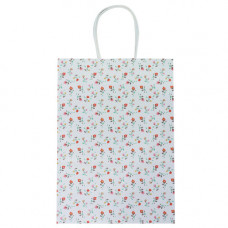 GIFT BAG 25.5X18CM FLORAL ASSRTD COLORS