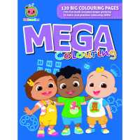 BK COLOURING 120PG COCOMELON MEGA