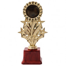 TROPHY PL CUP 22CM GOLD WITH 6 STARS