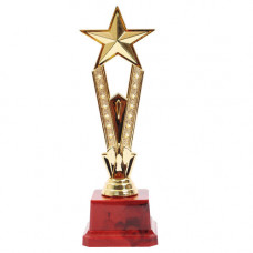 TROPHY PL CUP 20CM GOLD WITH STAR