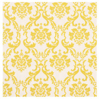 SERVIETTE 20s WHITE W/GOLD/SILVER SERVIETTE 20s WHITE W/GOLD/SILVER