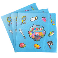 SERVIETTE 20s B/DAY ASSRTED DESIGNS