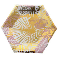 PARTY PLATE 10s ASSRTED DESIGNS W/GOLD