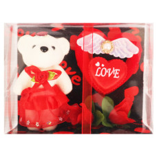 VLT TEDDY W/HEART GEM +HEART W/WINGS+
