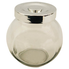 GLW JAR 10CM W/SILVER LID