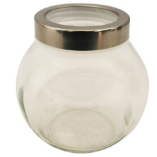 GLW JAR 10CM W/SILVER LID
