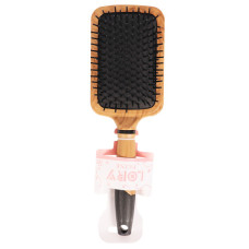 HAIR BRUSH WOOD DESIGN SQUARE