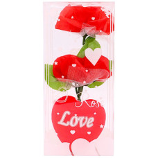 VLT ROSES IN HEART W/LOVE IN PL BOX
