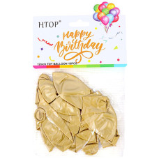 BALLOON 10s GOLD 12