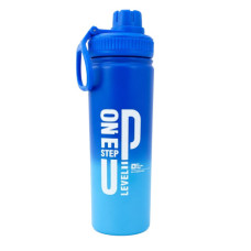 DRINKING BOTTLE 21CM W/FLIP&GRIP 2TONE