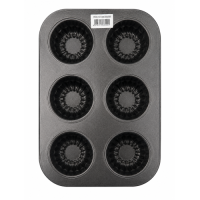 BAKING TRAY 6 CUP 18X26CM BAKING TRAY 6 CUP 18X26CM