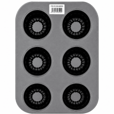 BAKING TRAY 6 CUP 18X26CM