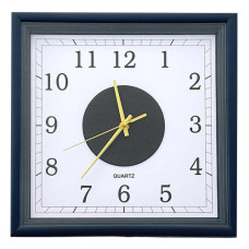 CLK WALL 30X30CM SQ ASSORTED COLOURS
