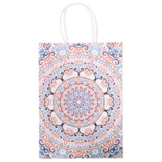 GIFT BAG 18.5X25CM ABSTRCT FLOWER DESIGN