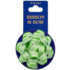 RIBBON 2PC BOW W/STRING ASSORTED COLOURS