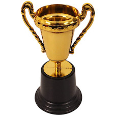 TROPHY PL CUP 14CM GOLD W/DESIGN