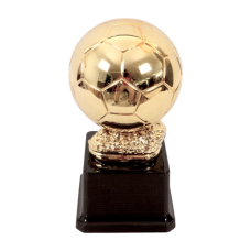 TROPHY PL CUP 20CM GOLD W/BALL