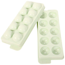 PL ICE CUBE TRAY 10DIV ASSTED COLOURS