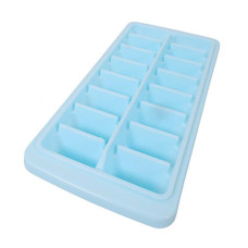 PL ICE CUBE TRAY 16DIV PLAIN ASST COL