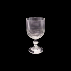 GLASS TUMBLER 16CM CLEAR W/DESIGN