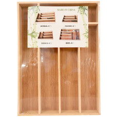 BAMBOO CUTLERY BOX 28X38.5CM