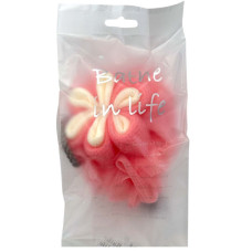 BATH SPONGE 1s 2TONE W/STRING