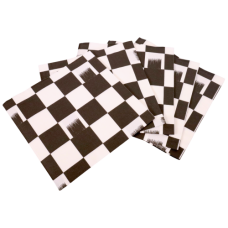 SERVIETTE 20s BLACK&WHITE BLOCKS