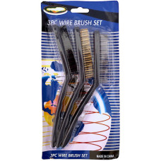 PL WIRE BRUSH SET 3PC BLK W/ASSTED COL