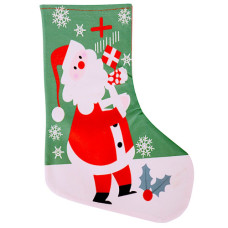 XM STOCKING ASST SANTA PRINTS