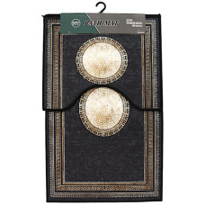 BATHROOM MAT SET 2PC 2TONE