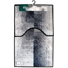 BATHROOM MAT SET 2PC 2TONE