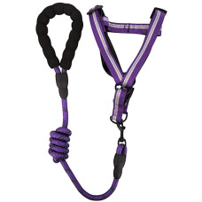 PET DOG LEASH ROPE W/HARNESS LRG
