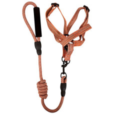 PET DOG LEASH W/HARNESS ROPE/FOAM HNDLE