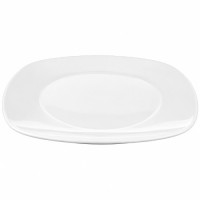 CER PLATE 25CM PLAIN WHITE SQ CER PLATE 25CM PLAIN WHITE SQ