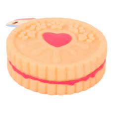 PET TOY SQUEAKY BISCUIT ASSORTED COLOURS