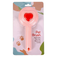 PET GROOMING BRUSH  W/REMOVAL COMB