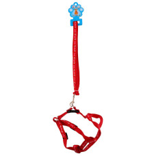 PET DOG LEASH W/HARNESS SML ASSRTD COLOR