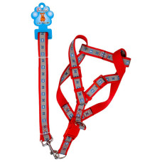 PET DOG LEASH W/HARNESS LRG ASSRTD COLOR