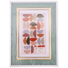PHOTO FRAME 10*15CM ASSRTD  W/GLD EDGE/