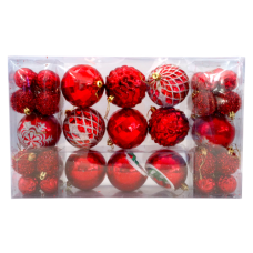 XM DECO BALLS 34PC ASST SIZE & DESIGN