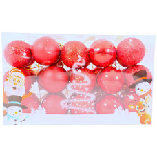 XM DECO BALLS 30PC RED SMALL ASST DESIGN
