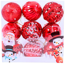 XM DECO BALLS 6PC ASST DESIGNS