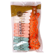 PEGS PLASTIC 12s ASST COL W/FANCY ROPE