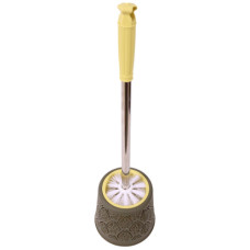 PL TOILET BRUSH & BASE SET W/DESIGN