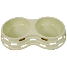 PET BOWL DOUBLE ASSORTED COLOURS