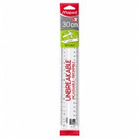 BTS RULER 30CM MAPED UNBREAKABLE 1s