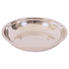 BOWL METAL ROUND S/S 21CM