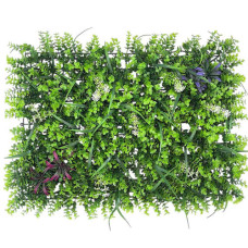 GRASS MAT FLOWERS&LEAVES 40X60CM