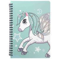 BTS NOTE BOOK 21X14.5CM ASST UNICORN