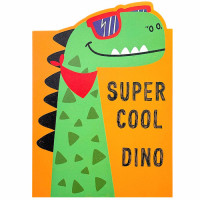 BTS NOTE BOOK 25X18CM W/DINO PRINT